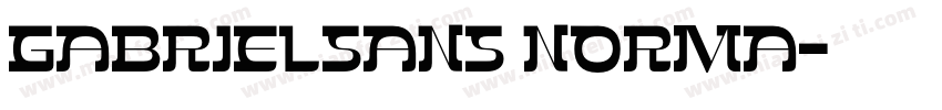 Gabrielsans Norma字体转换